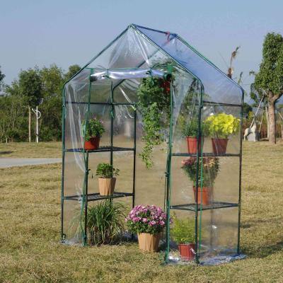 China Easily Assembled Walk-in Plant Greenhouse Insulation Cover Gardening Antifreeze And Moisturizing Rainproof Flower Shed Hot Shed for sale