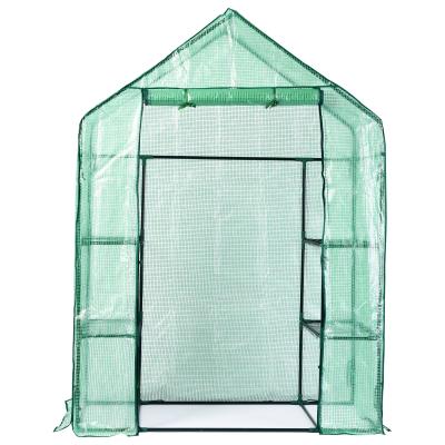 China Easily Assembled Plant Conservative Walk In Greenhouse Four Storey Mini Greenhouse Green Home Garden for sale