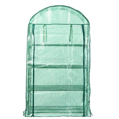 China Easily Assembled Small 4 Layer Waterproof Greenhouse Outdoor Garden Plant Planting Supplies For Sale for sale