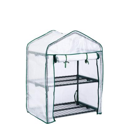 China Easily Assembled Simple Small Factory Greenhouse With Balcony for sale