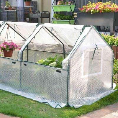 China Wholesale Movable Greenhouse Greenhouse Tunnel Factory Household Greenhouse Easily Assembled Thermal Cover for sale