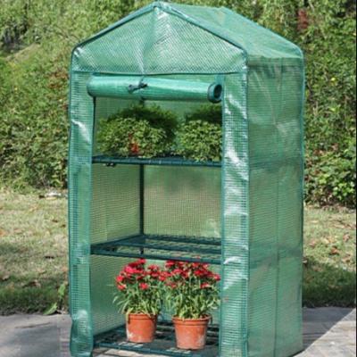 China Easily Assembled Home Sunscreen And Sun Shed Single Terrace Plant Small Greenhouse for sale