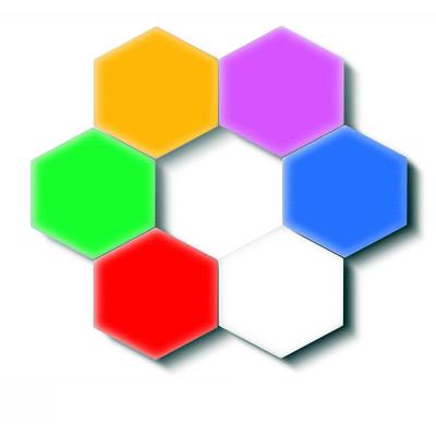 China Touch Light Eco-friendly Decoration RGB Quantum Honeycomb Sale DIY Modular Led Hexagon Wall Lamp Night Light for sale