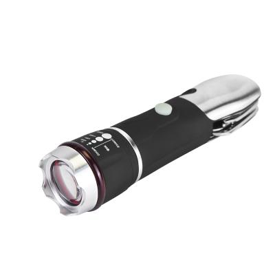 China Multi Tool In A Long Range Emergency Torch Outdoor Strong Lightweight Rechargeable Light T6 Led Flashlights Torch for sale