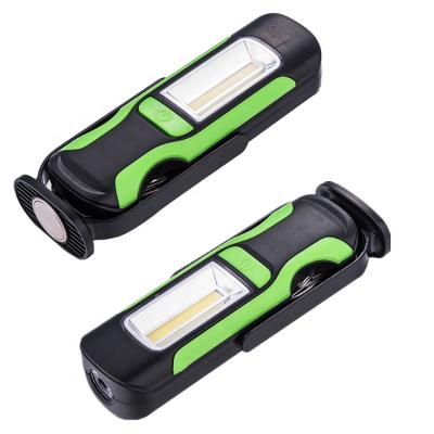 China 3*aaa Emergency Tools Car Repair Multi Alarm Lamp Battery Powered Torch , Emergency COB Led Worklight Flashlight With Magnet for sale