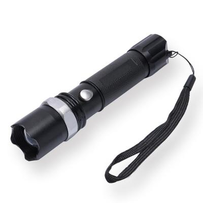 China Zoom Customized Aluminum Alloy Led Flashlight Type-C Charging Car Charger Powerful Zoom Flashlight for sale