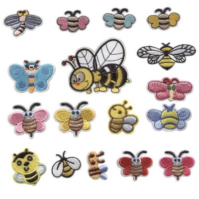 China Cheap price fashion embriodery patch for bee LOGO clothing cartoon embroidery little bee patch small towel patch accessories clothing patch cloth embroidery animal patch for sale