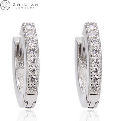 China Fashion Designs New Style 925 Sterling Silver Hoop Earrings CLASSIC for sale