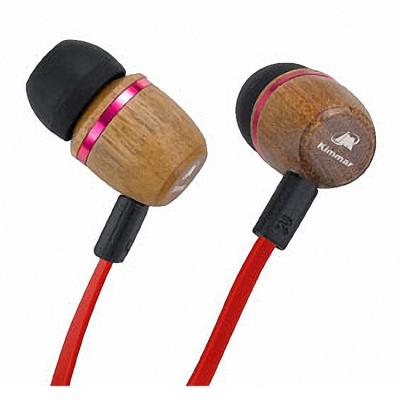 China Perfect Sound Quality Kimmar Wired Wooden Earbuds Earphone Housing Stereo Sound Headset For Mible Phones for sale