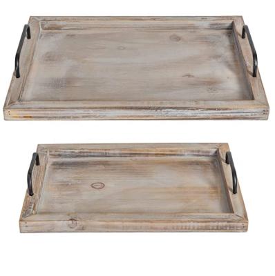 China Various Viable Promotional Goods Using Kitchen Large Wooden Serving Tray For Display for sale