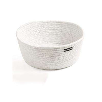 China China Manufacturer Durable Nordic Cotton Woven Rope Basket Eco - Friendly Storage Basket for sale