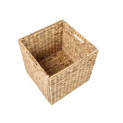 China Large Widely Used Woven Household Storage Basket Fine Quality Woven Storage Basket Set for sale