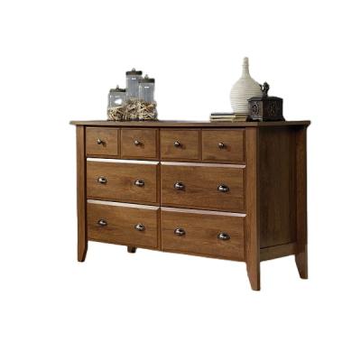 China Other Office Furniture 8 Drawers Natural Wood Cabinet With Solid Wood Legs for sale