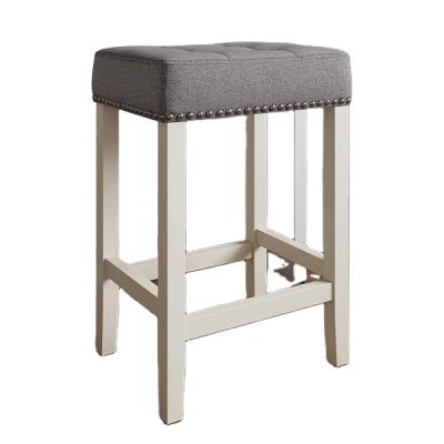 China Nail Contemporary Bar-Height Height Kitchen Counter Wooden Bar Stool for sale