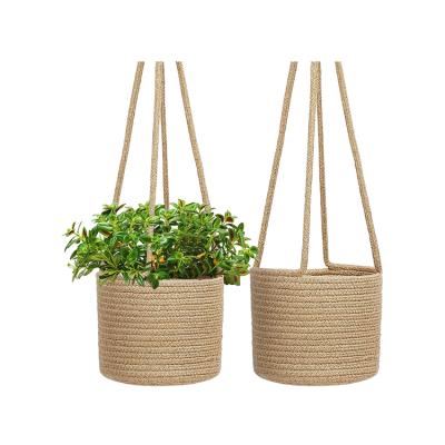 China OEM ODM Eco - Friendly Natural Garden Planting Plant Hanging Baskets For Outdoor Plants for sale