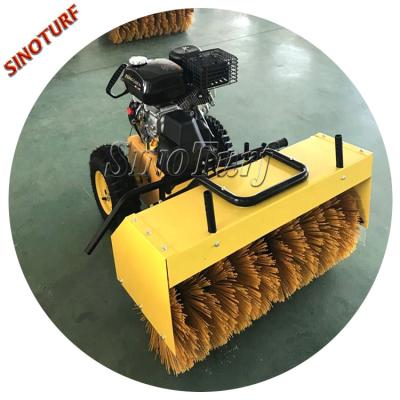 China Sweep Rubber and Sand Gasoline Artificial Lawn Grass Sweeper 13 Inch for sale