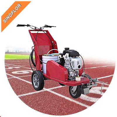 China Field line marker line marking machine for sports ground, running track, white line plastic sports track machine for sale