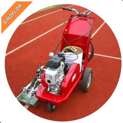 China While the line machine for EPDM plastic rubber racetrack sports field surface floor, the white line running track machine for sale