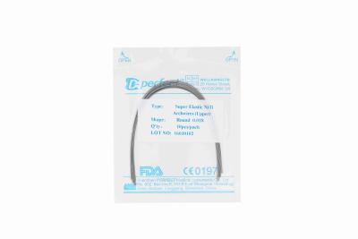 China Super Elastic NITI  0.012 - 0.020 Orthodontics Round Lower Archwires for sale