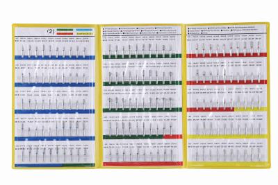 China Resistencia a la corrosión rotatoria dental de Burs de los instrumentos del tamaño amarillo fino adicional EF en venta