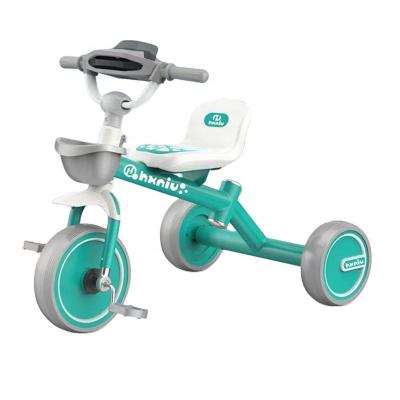 China Baby Wheelbarrow Plastic Children Bike 1-6 Year Old Toy Tricycle Bicycle Can Sit In Children's Car for sale