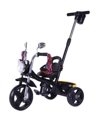 China New Fashionable Tricycle Bicycle For Children 1-6 Years Old Big Baby Portable Baby Roller Cart for sale