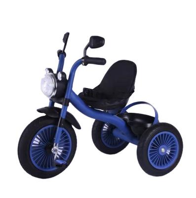 China Child tricycle high grade plastic motorcycle getaway with reflector bicycle baby carriage light child bicycle for sale