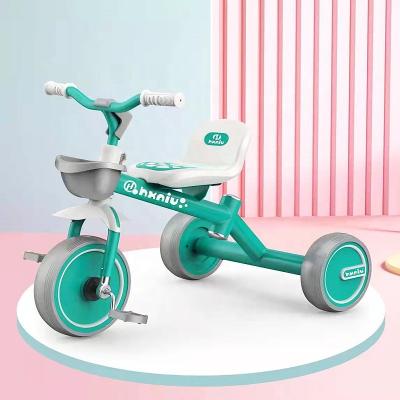 China 2022 hot sale baby tricycle pedal tricycle with new model and color china direct supplier for sale