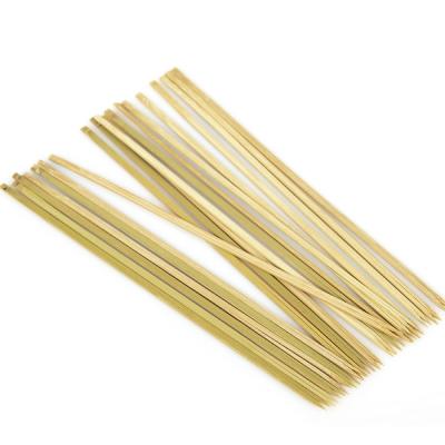 China Easily Cleaned Bamboo Skewers Stick Pick Meat BBQ Grill Pick Roast Round Bamboo BBQ Spits BBQ Bamboo Skewers for sale