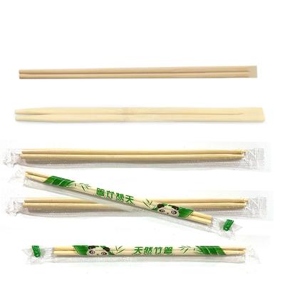 China Twins Disposable Premium Disposable Bamboo Chopsticks Full Round 18cm Bamboo Chopsticks for sale