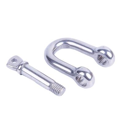 China Heavy Industry HLM Free Sample ISO Certification Stainless Steel Shackle Stainless Steel Shackle for sale