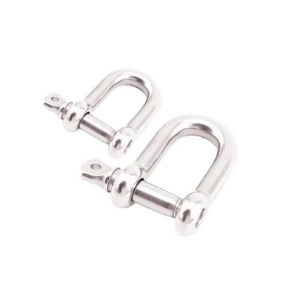 China Heavy industry HLM free sample ISO certification stainless steel shackle d shackler for wristband for sale