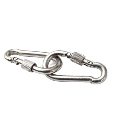 China Heavy Industry Marine HLM Free Sample ISO Certification Carabiner Or Construction Metal Snap Hook for sale