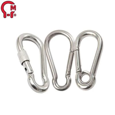 China HLM Heavy Industry Supplier Safety Snap Hook Marine or Super Construction Snap Hook 6cm 8mm for sale