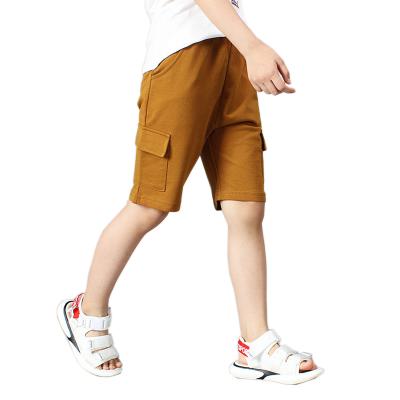 China Breathable Child Going Out Clothes Big Pack Cotton Summer Loose Shorts Kids Casual Cargo Boy Short Shorts for sale