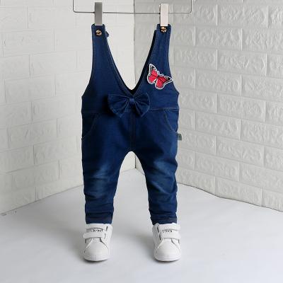 China Sustainable Kids Babies Clothes Clothing Pants Toddler Infant Girl Pants Jeans Overall for sale