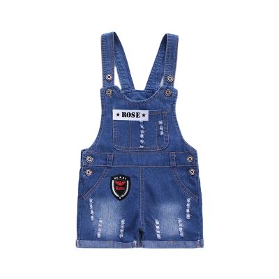 China Polyester / Cotton 3-5 Years Jeans Pants Fashion Toddlers Babies Boy Girls Denim Shorts Pants Overalls Clothes for sale