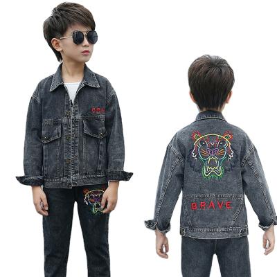 China Autumn Kids Fashion Boys Girls Breathable Jackets Casual Spring Denim Coats Children Clothing Toddler Boy Clothes Kid Coats for sale