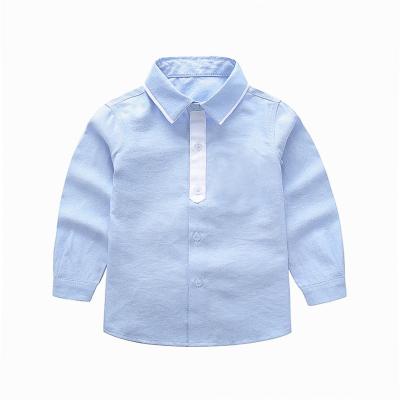 China Viable Kids Boys Gentlemen Shirt Tops Clothes Child Blouse Boy Cotton Shirts T-shirt Clothing for sale