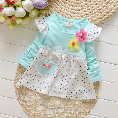 China Breathable Babies Cotton Clothing Dresses Skirt Kids Clothes Infant Girl Dress for sale