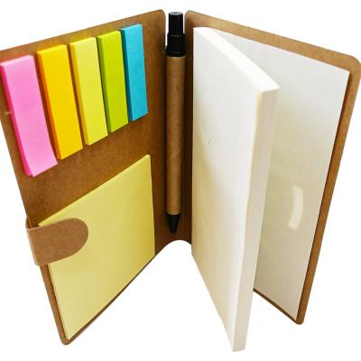 China High Quality Adhesive Office Self Adhesive Kraft Paper Notebook Creative Sets Good With Notepad And Sticky Notes for sale