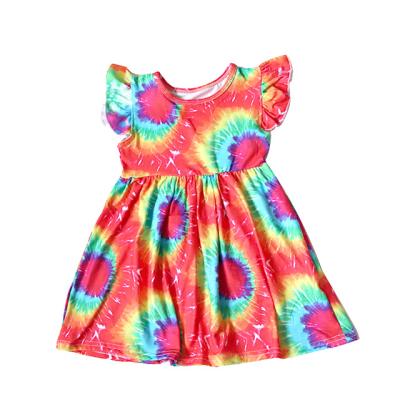 China Wholesale chic prairie flower dewsigns hot girl outfits baby clothes boutique newborn baby clothing sets for sale