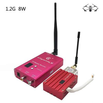 Chine rouge 1,2 GHz 8W numérique Vtx Fpv avec 8 canaux à vendre