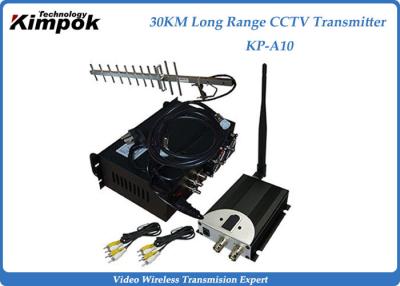 China 10W Long Range Video Transmitter 1.2Ghz Wireless Image Sender 4 Channels zu verkaufen