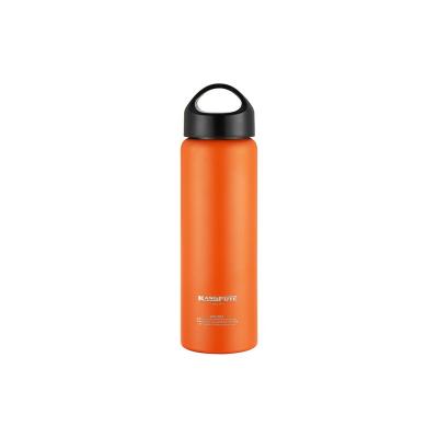 China PORTABLE New Design Double Wall Stainless Steel Vacuum Sports Water Bottle With Handle for sale