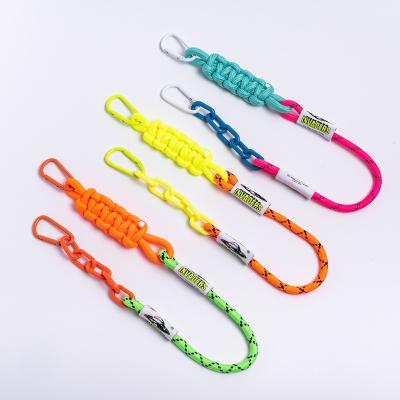 China Multicolor Chain Lanyard For Mobile Phone Case Decoration New Design Diy Keychain Arming Rope for sale