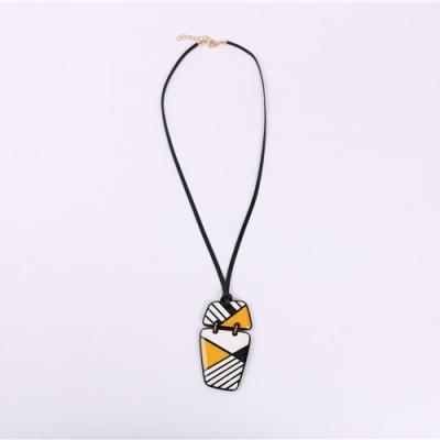 China Wholesale CLASSIC Fashion Jewelry Resin Tassel Type Pendant Necklace For Women for sale