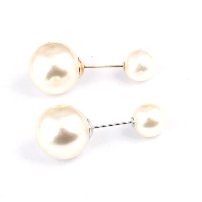 China Single Pearl Fabric Cloth Decoration Party Wedding Brooch One Line Collar Pin The Scarf Buckle For Muslim Shirt Dress Coat Brooch for sale