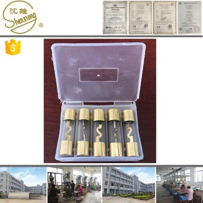 China Low Voltage Fuse Cutout Factory Directly Supply AGU Glass Tube Gold Plated Fuse for sale