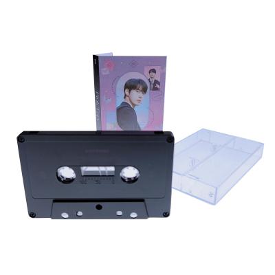 China Clear Cassette Tape Blank Cassette Tape Case Factory Customized C-30 Blank Cassette Tapes for sale